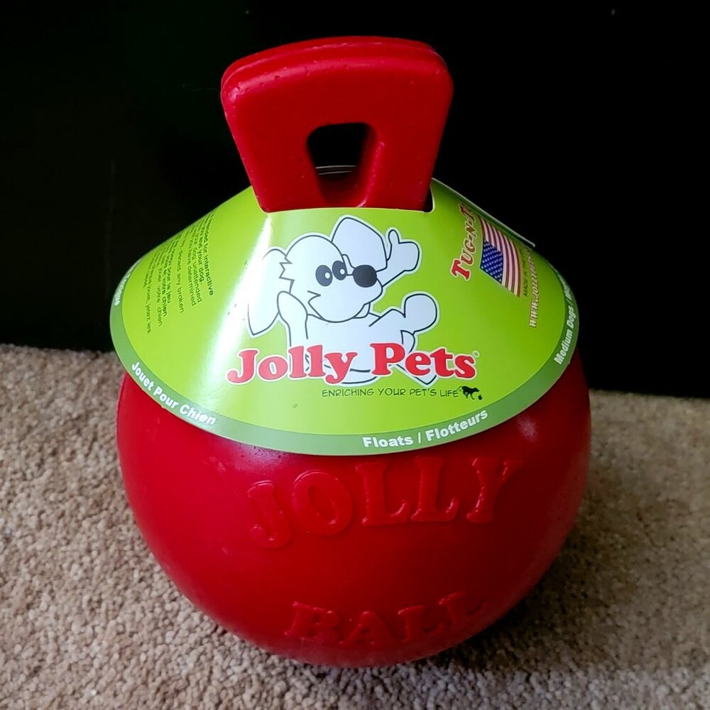Jolly Pets Jolly Ball Dog Puppy med sz. 6"Floats Durable Various Colors ea. New!